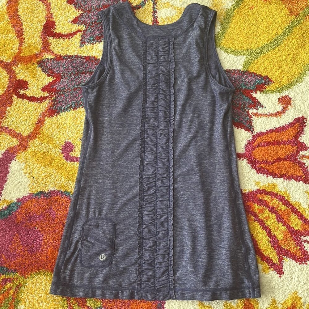 EUC SIZE 6 LULULEMON ATHLETICA RUN FREE TANK TOP - Picture 2 of 5